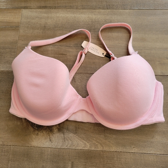 Victoria's Secret Other - NEW Victoria's Secret Lined Demi Bra 36C Light Pink Underwire Cotton Blend